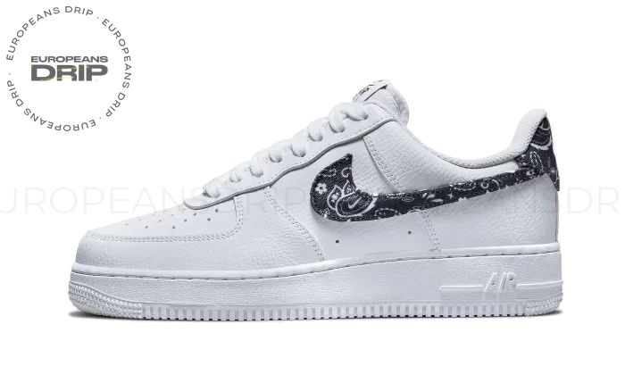 07 Essential White Black Paisley