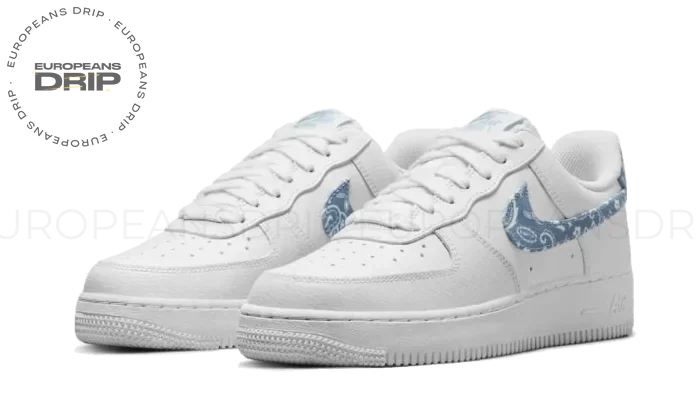 07 Essential White Worn Blue Paisley
