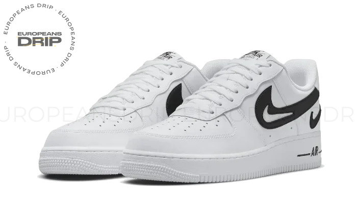 07 FM Cut Out Swoosh White Black