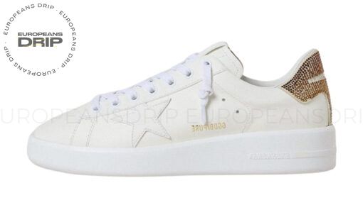 Star White And Brown Leather