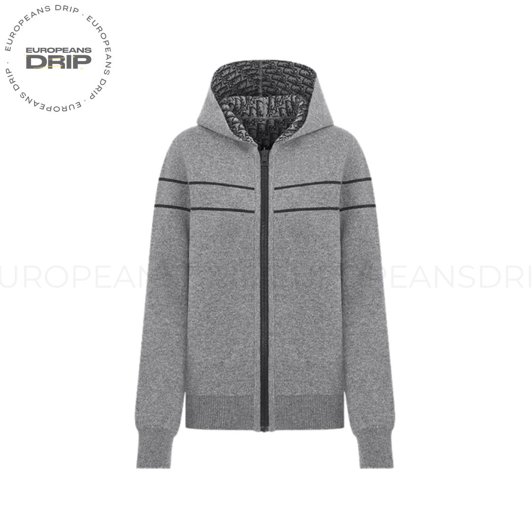 Sweater Cashmere Grey Oblique
