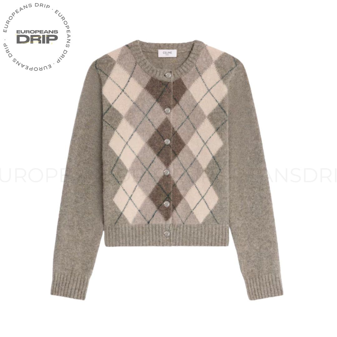 Argyle Alpaca Grey