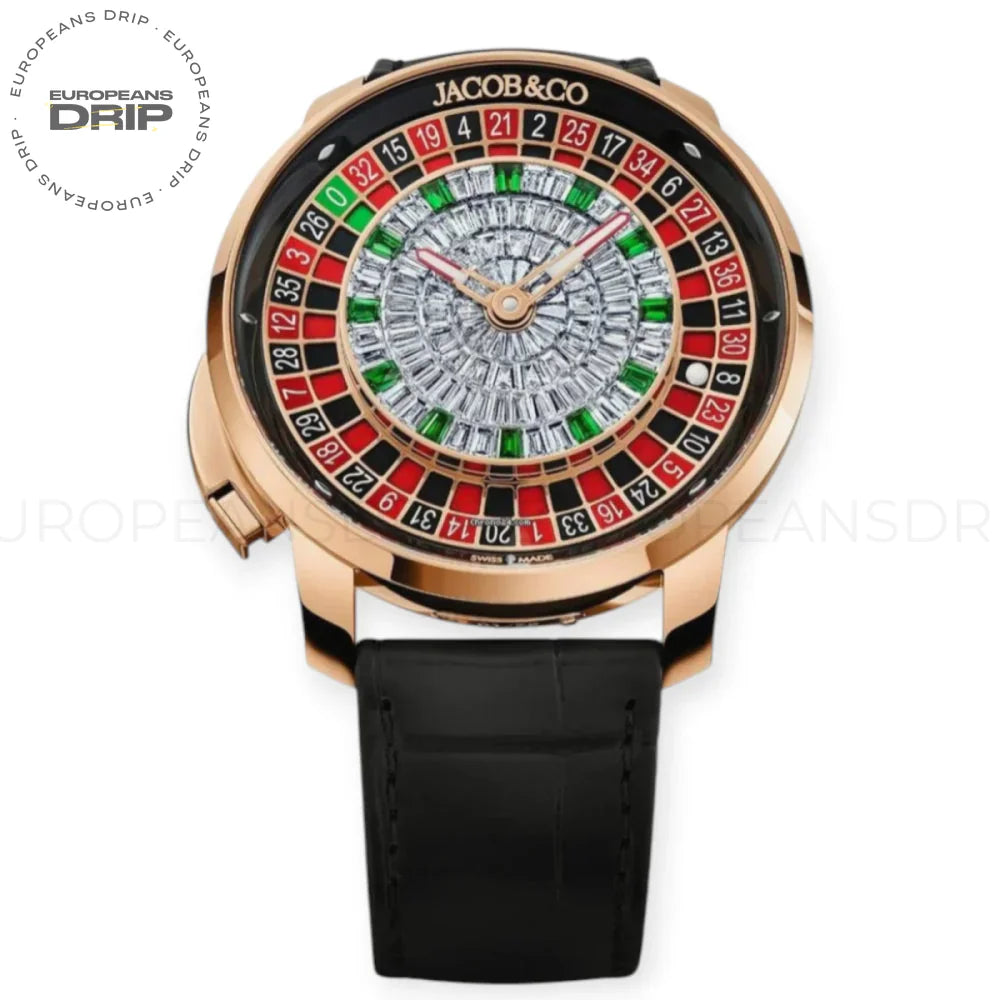 Casino Tourbillon Rose Gold Baguette