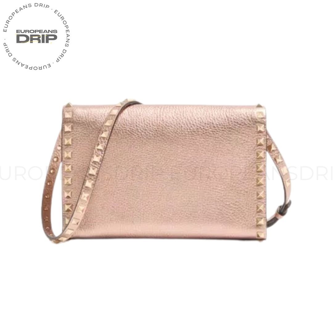 Mini Crossbody Bag Rockstud Laminated Calfskin 22.5 cm