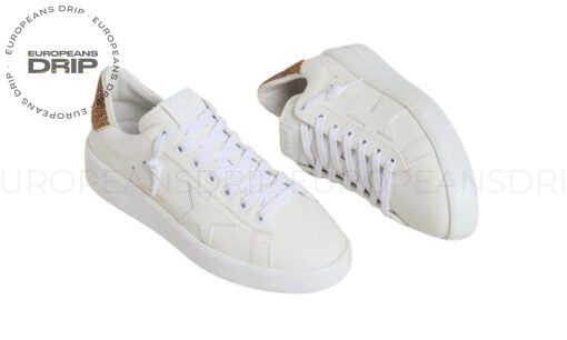 Star White And Brown Leather