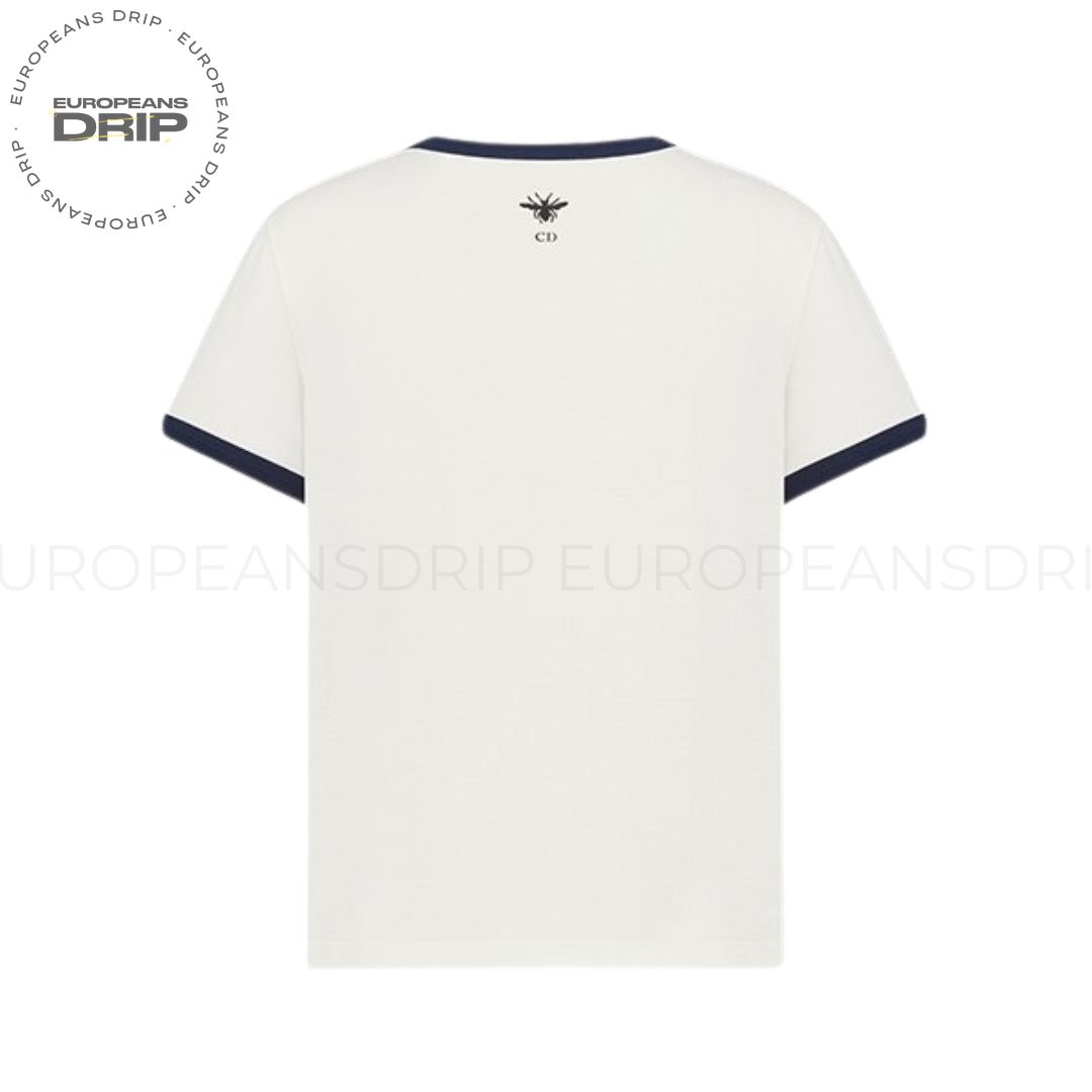 Jersey White, Black and Blue Navy