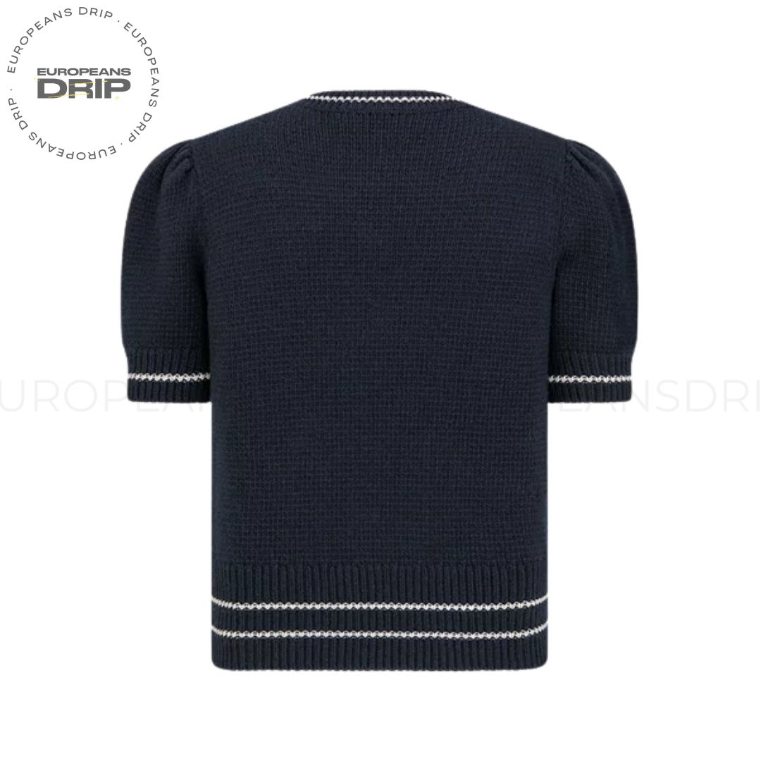 Sweater Wool and Cashmere Blue Navy