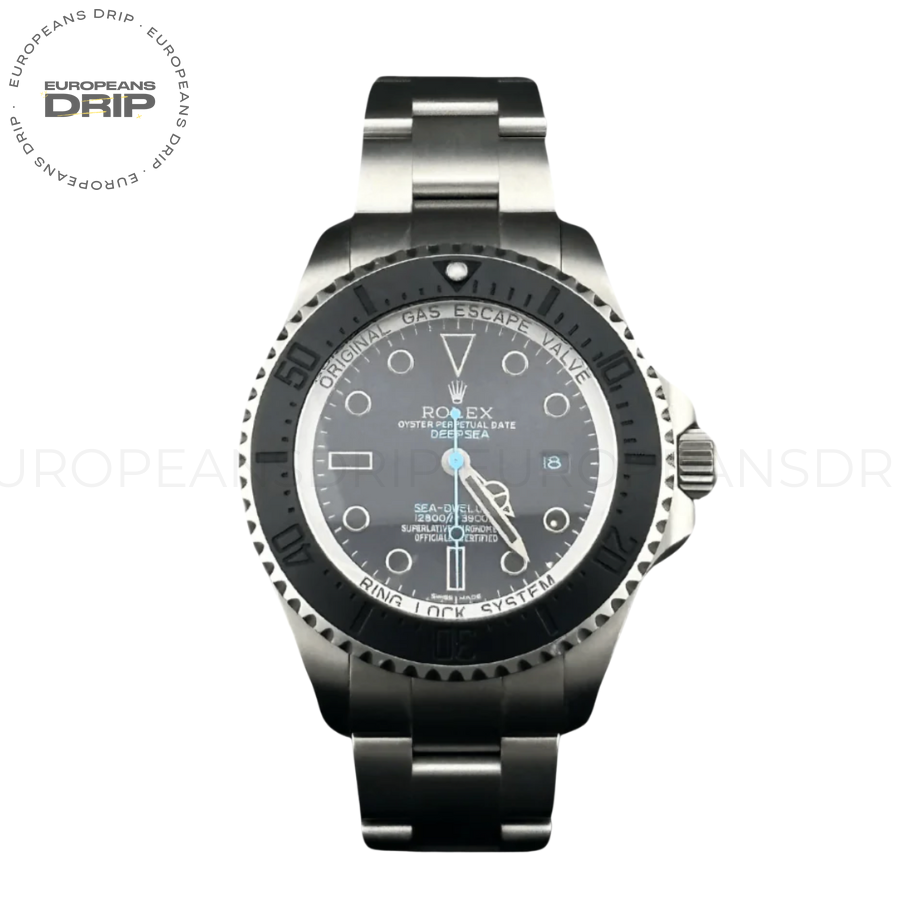 Deepsea sea-dweller black dial 44mm