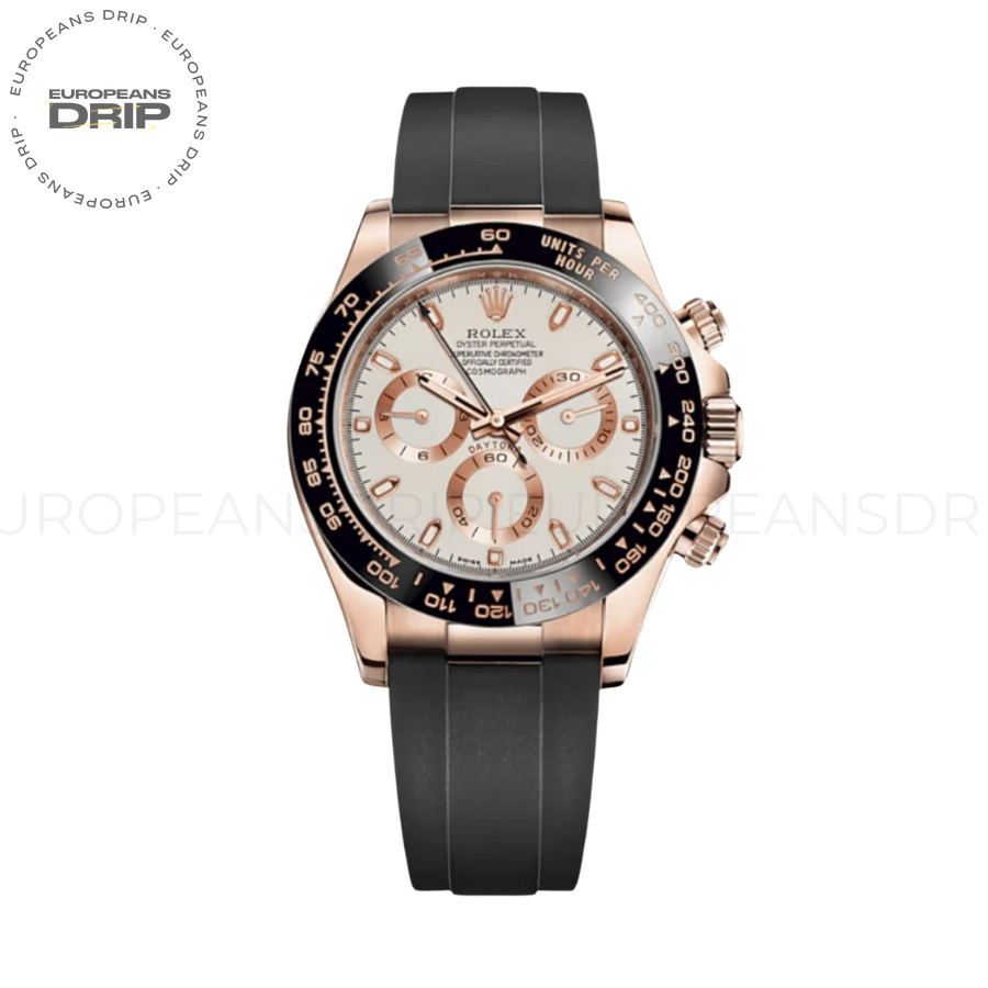 Daytona rose gold ivory dial 40mm