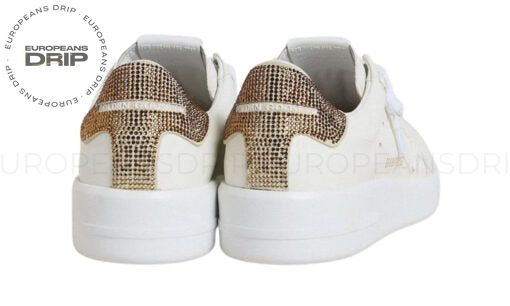 Star White And Brown Leather