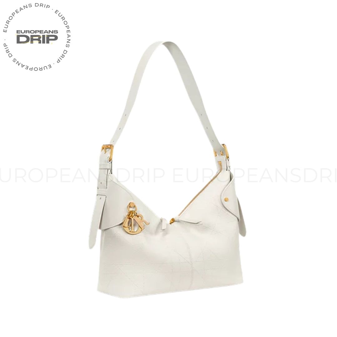 Calfskin Macrocannage color Milk 28 cm