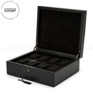 British Racing 8 Piece Watch Box | Black