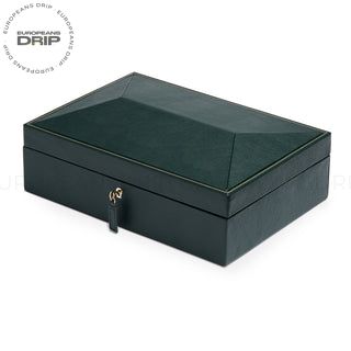 WOLF British Racing 8 Piece Watch Box | Green