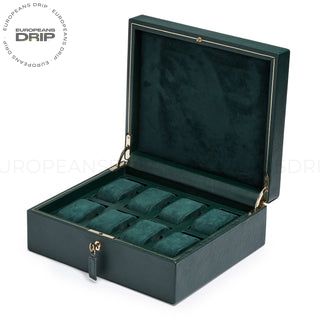 British Racing 8 Piece Watch Box | Green
