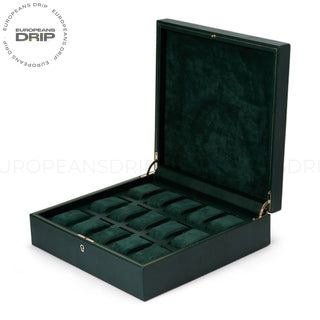 British Racing 15 Piece Watch Box | Green