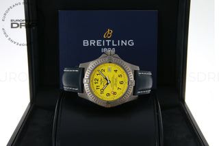 Titanium 44mm Automatic Watch Yellow Dial