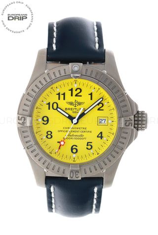 Titanium Avenger Seawolf 44mm Automatic Watch Yellow Dial