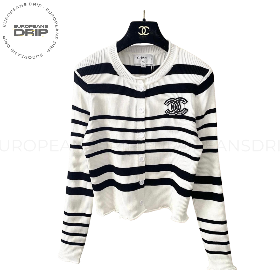 Sweater Striped Black/White