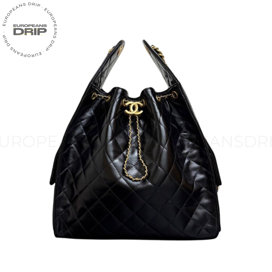 Bag Handheld Large color Gold Black 40 cm