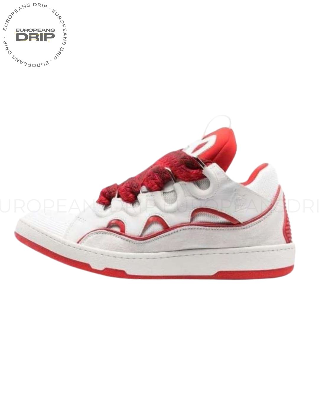 Curb White Red