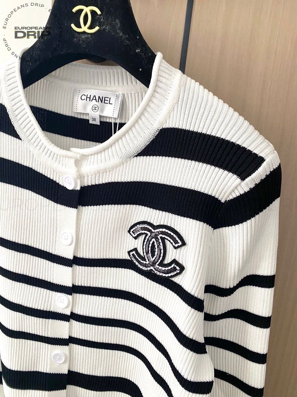 Sweater Striped Black/White