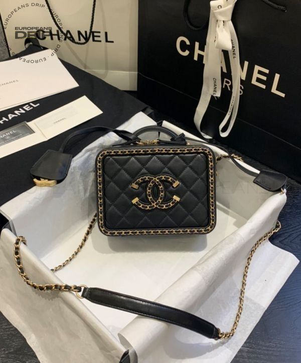 Top handle Bag Black 17.75 cm