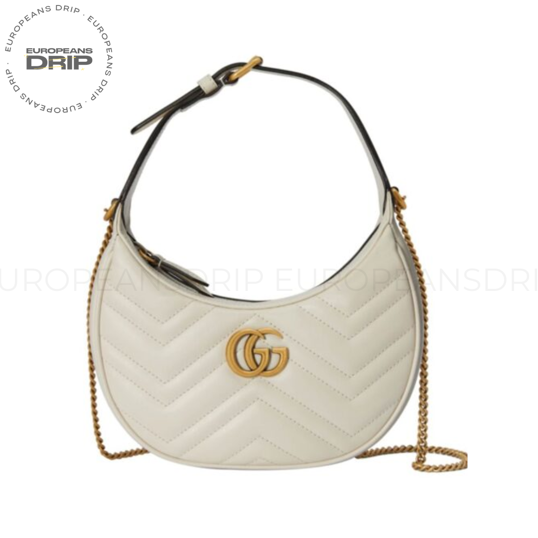 GG Marmont Half-Moon Cream 21 cm
