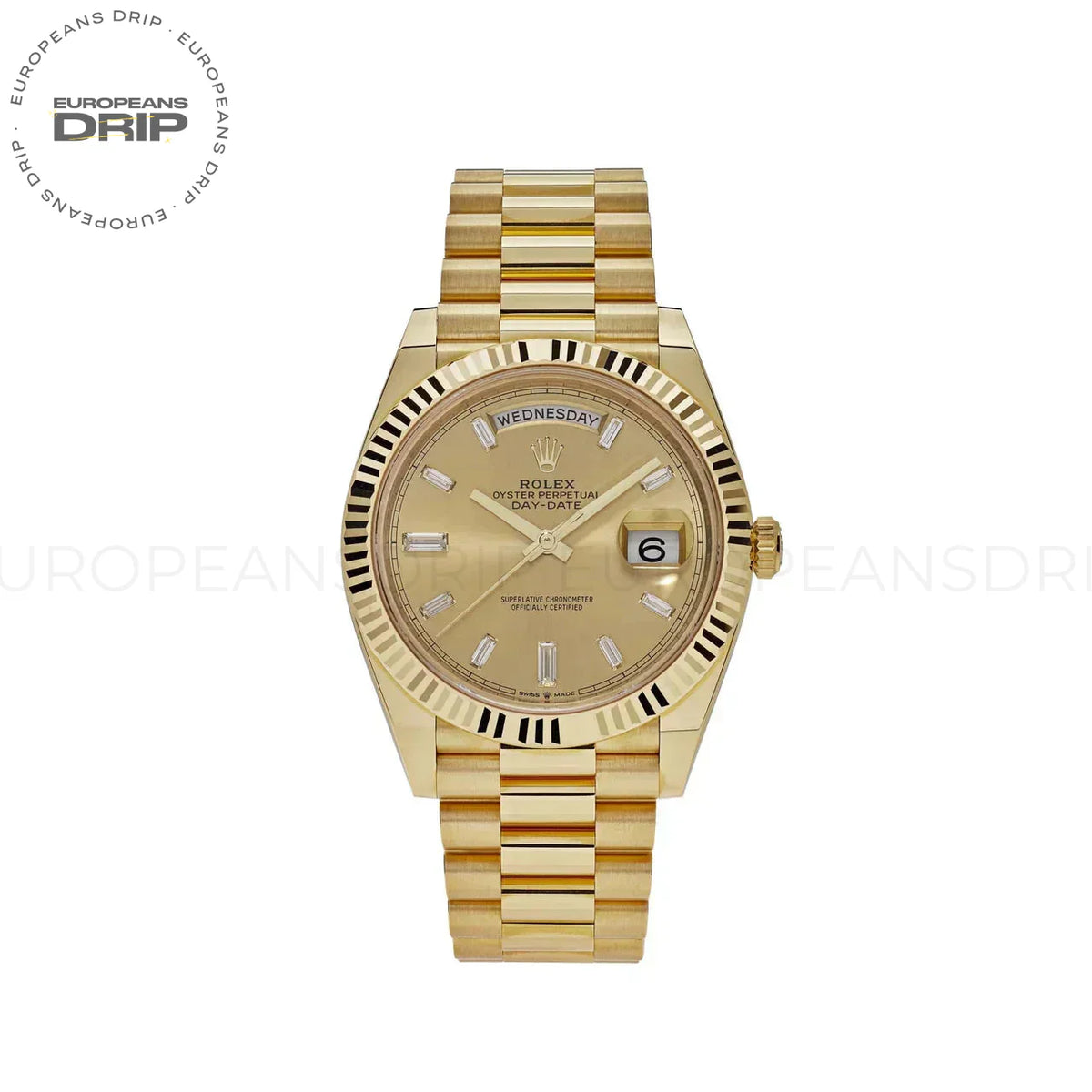 Day-Date 228238 Yellow Gold Champagne Diamond Dial (2022)