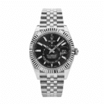 Sky-dweller black dial jubilee 42mm