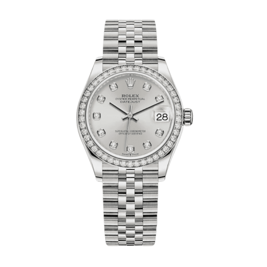22-datejustladieswhitegoldsilverdial31mm.png Date just ladies white gold silver dial 31mm - Image 1