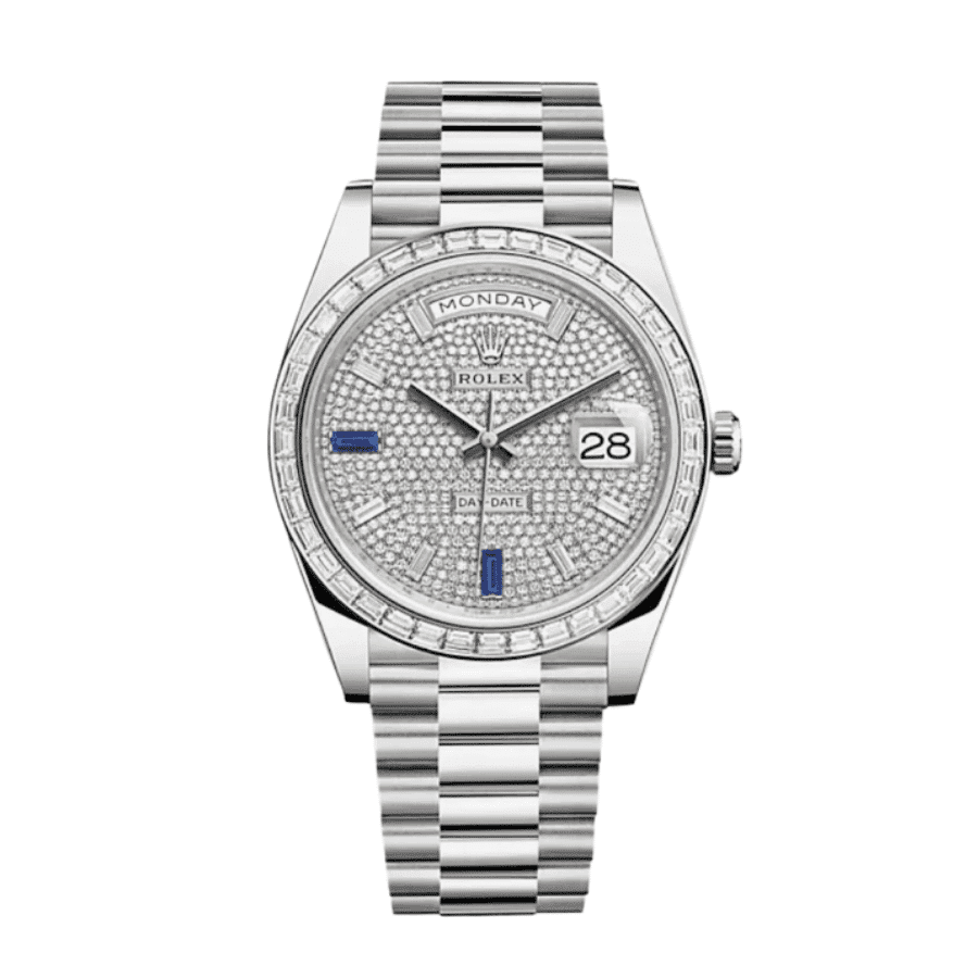 3-Rolexday-datediamondpavedsapphiredial40mm.png Day-date diamond paved sapphire dial 40mm - Image 1