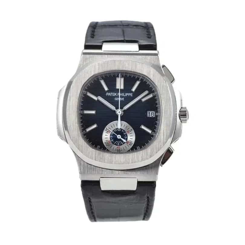 629-sedfsdf453453-8_jpg_8b0eaf81-c38b-4d65-a64f-3649ce549a09.jpg Nautilus Chronograph Black Leather PTP007 - Image 1