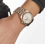 Date just yellow gold white roman dial 41mm - Image 3