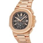 Nautilus 5980/1R-001 Flyback Chronograph Date Rose Gold Black Dial - Image 4